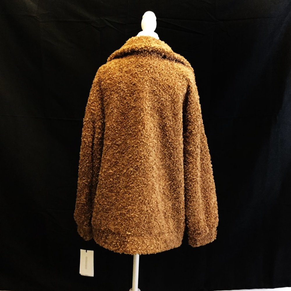 New UGG Kaley Teddy Bear Faux Fur Coat - Picture 12 of 16